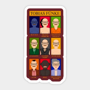 Who is Tobias Funke? Sticker